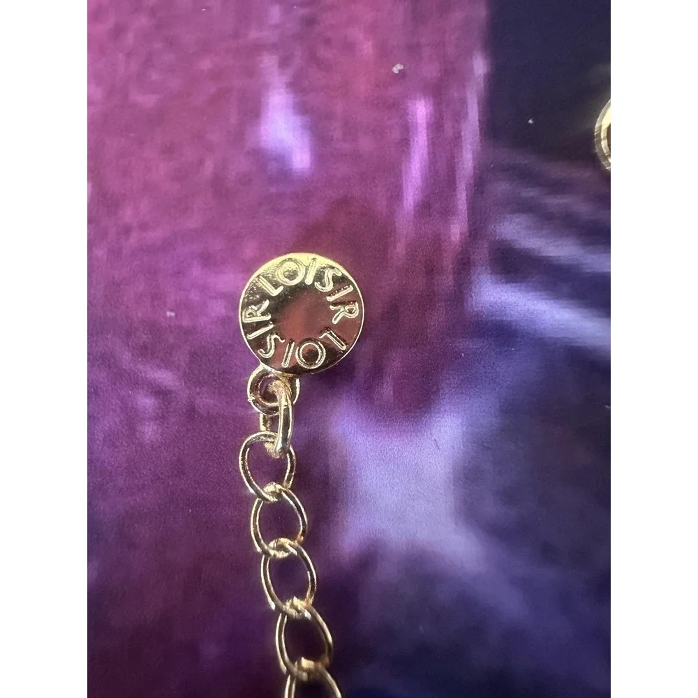 Loisir‎ Bracelet Womens Gold Tone Chain Heart Faux Pearl Adjustable Charm
